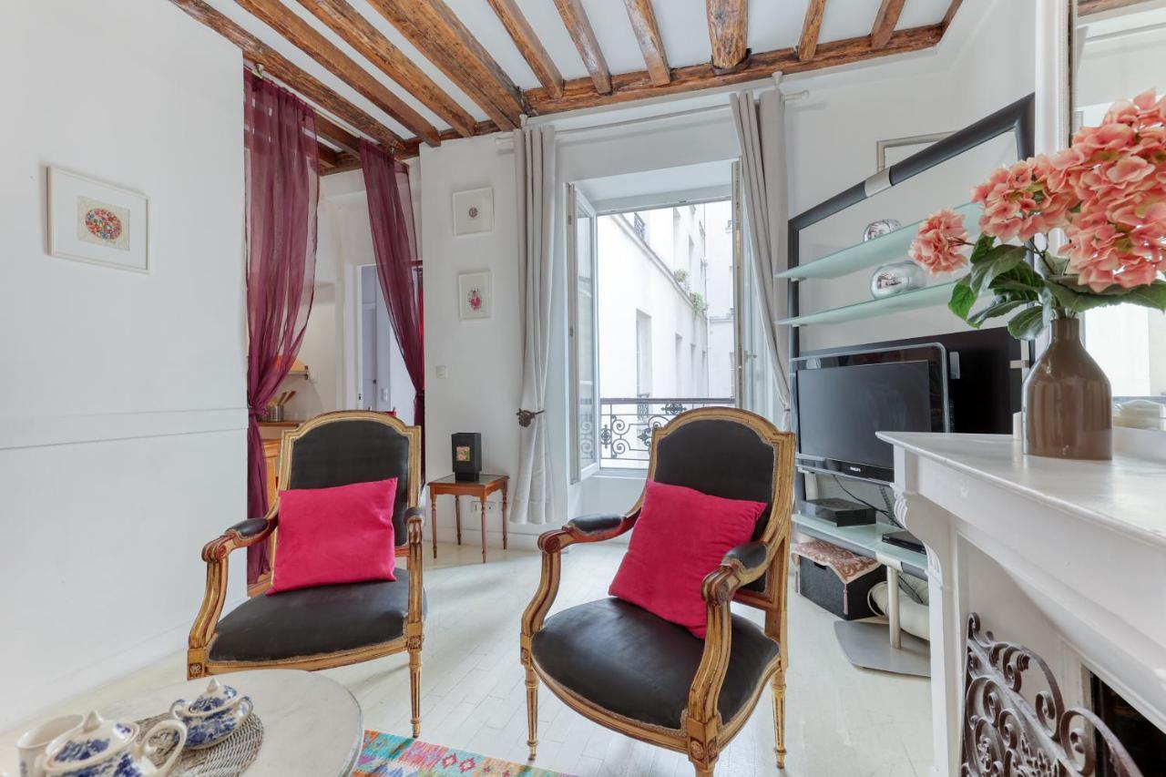 Parisian Cocoon 1Bdr Flat - Prime Loc Le Marais Daire Dış mekan fotoğraf